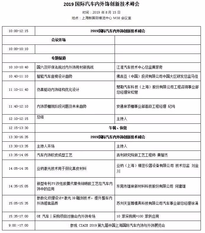 上海汽車內(nèi)外飾展覽會(huì)同期活動(dòng)-普樂斯等離子清洗機(jī)